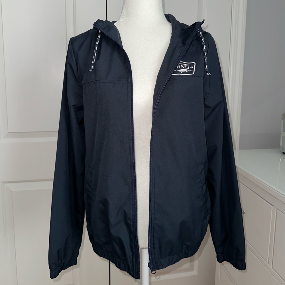 Vans Navy Windbreaker